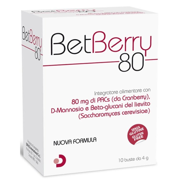 Difass Betberry 80 Integratore per Vie Urinarie in Bustine Difass Betberry 80 Integratore per Vie Urinarie in Bustine