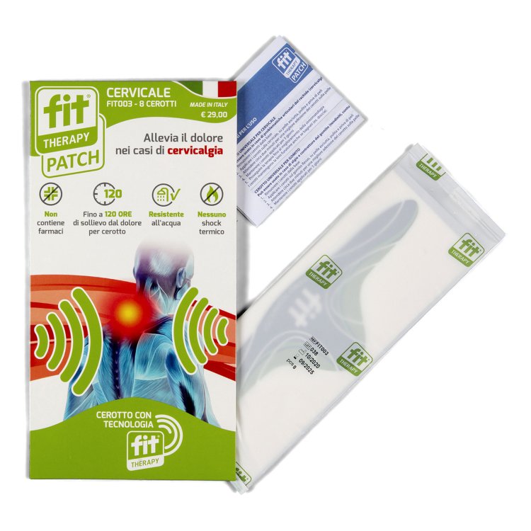 FIT Therapy Cerotti Cervicale Tecnologia FIR per Cervicalgia 8 Pezzi FIT Therapy Cerotti Cervicale Tecnologia FIR per Cervicalgia 8 Pezzi