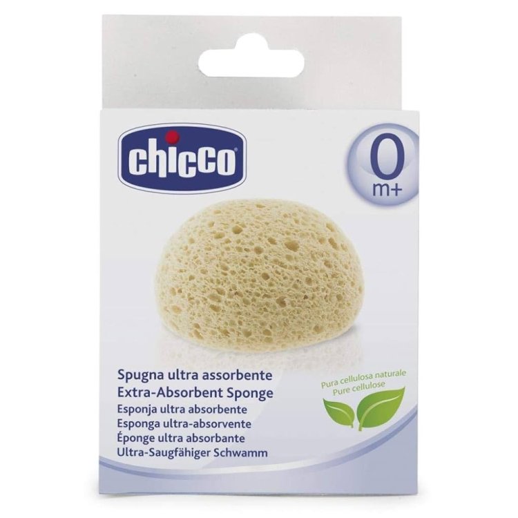 Chicco Spugna Ultra Assorbente in Cellulosa Naturale 1 pezzo