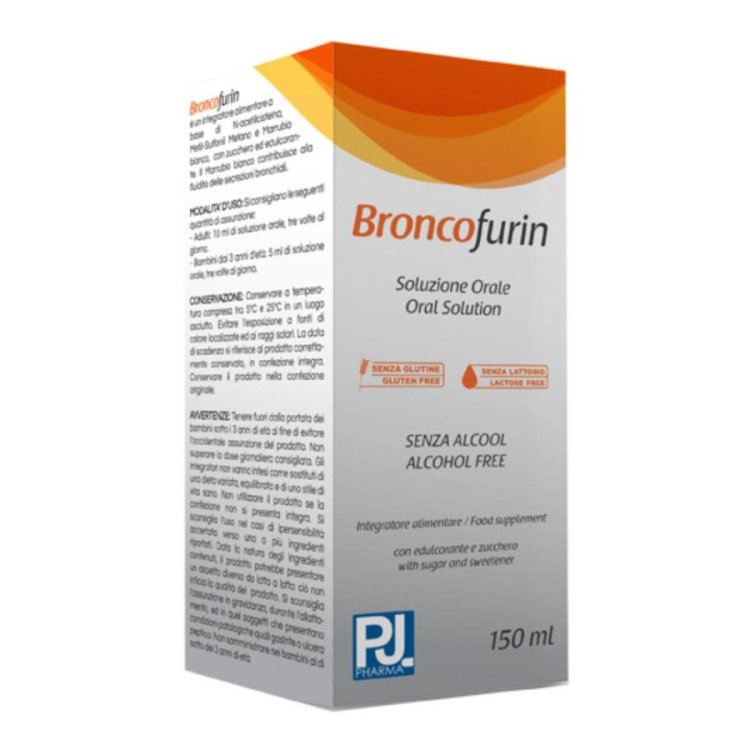 Gruppo Farmaimpresa Broncofurin Integratore Alimentare per l'Apparato Respiratorio 150ml