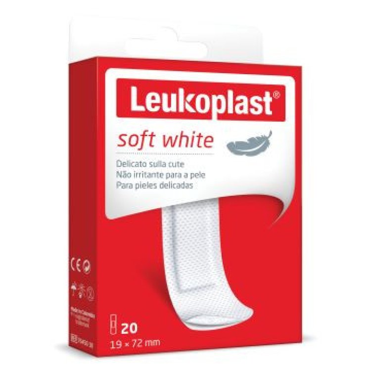 Leukoplast Soft Cerotti 72x19 mm Per Pelli Sensibili 20 Pezzi