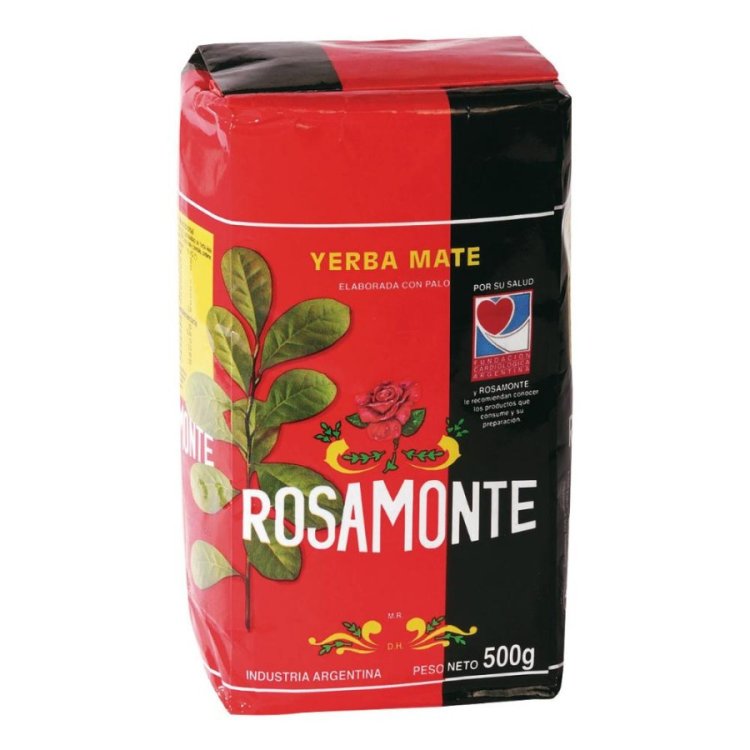 Biotobio Yerba Mate Rosamonte Tisana Diuretica e Tonificante 500 G