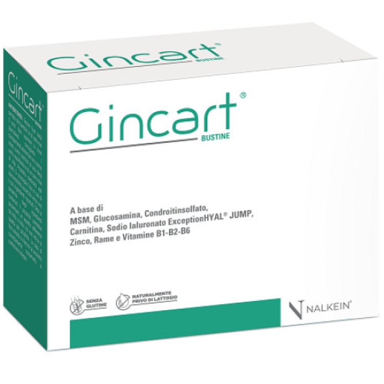 Nalkein Gincart Integratore Alimentare per Tessuti Connettivi - 18 Bustine