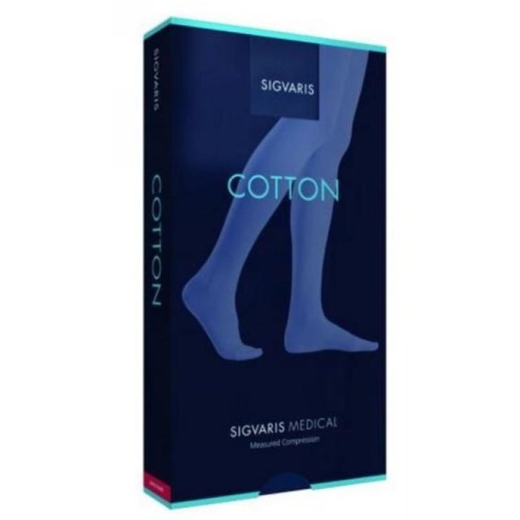 Sigvaris Cotton 1 AD Gambaletto Compressivo Punta Chiusa Nature Taglia L