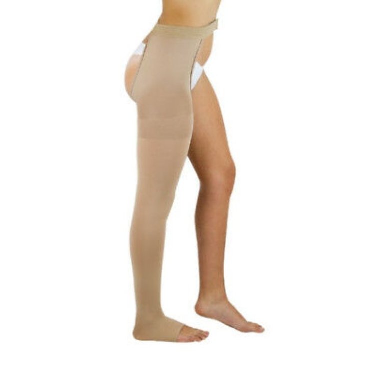 Sigvaris Cotton Calza Monocollant Destra Punta Aperta Naturale Taglia S