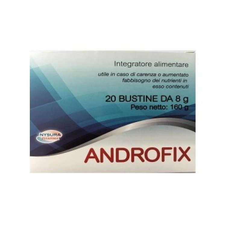 Nysura Pharma Androfix Integratore Benessere Maschile per Disfunzione Erettile - 20 Bustine Nysura Pharma Androfix Integratore Benessere Maschile per Disfunzione Erettile - 20 Bustine