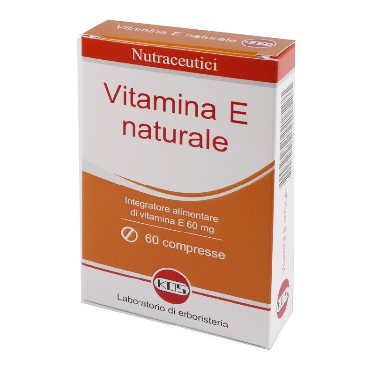 Kos Vitamina E Naturale Integratore Antiossidante 60mg 60 Compresse
