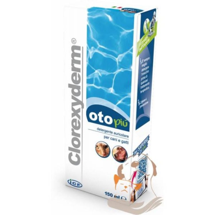 Clorexyderm Oto Più Detergente Auricolare Cani e Gatti 150ml Clorexyderm Oto Più Detergente Auricolare Cani e Gatti 150ml