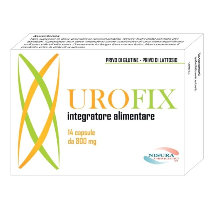 Nisura Farmaceutici Urofix Integratore Alimentare per Vie Urinarie 14 Compresse