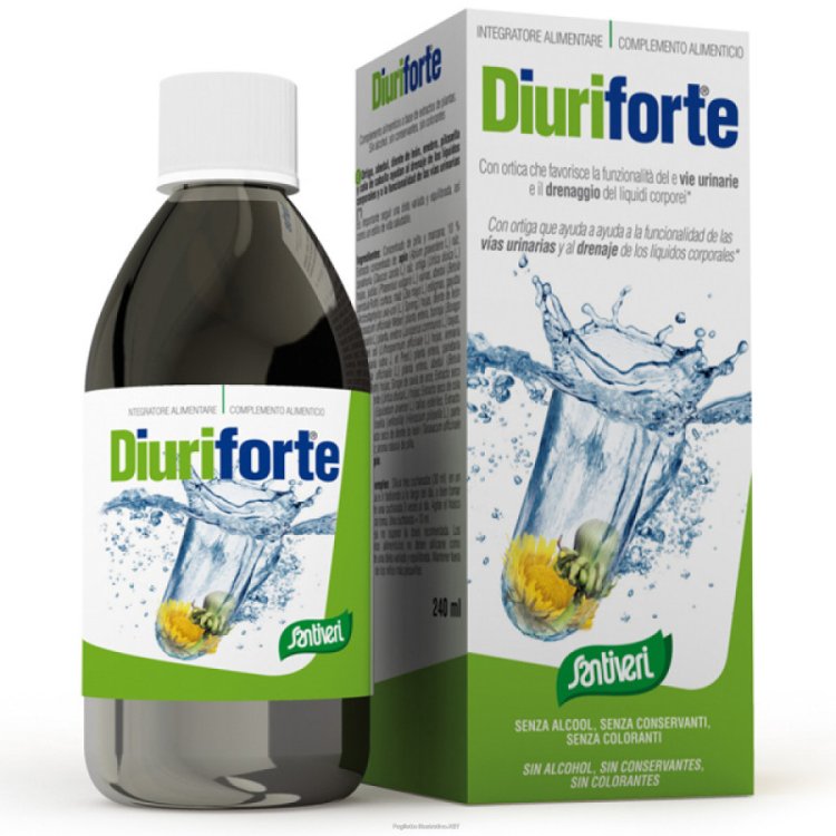 Santiveri Diuriforte Bevanda Drenante per Vie Urinarie 240ml Santiveri Diuriforte Bevanda Drenante per Vie Urinarie 240ml