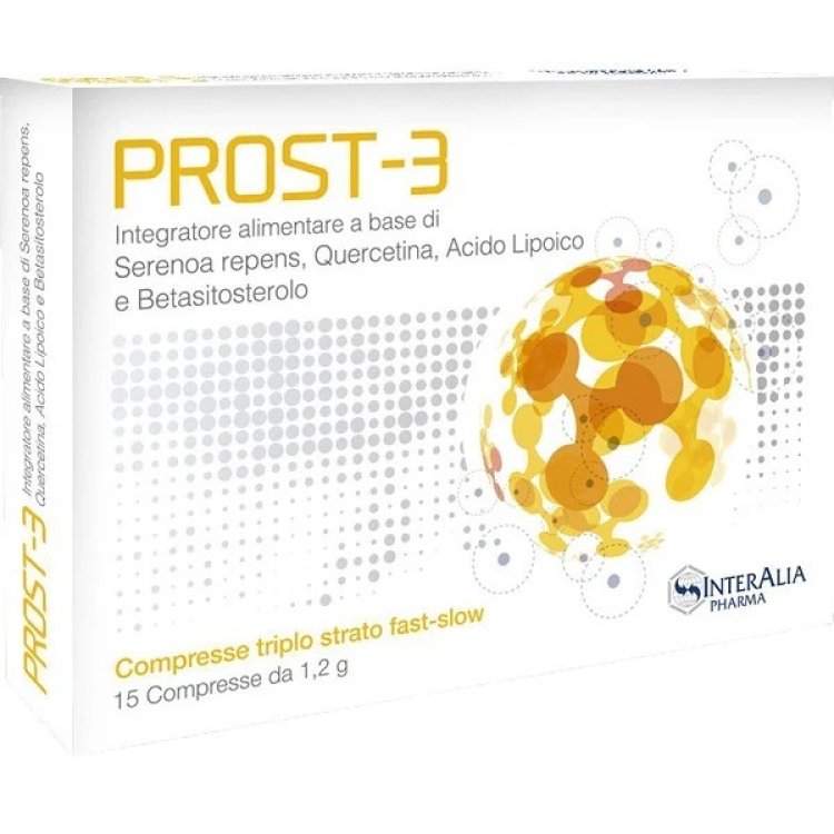 Interalia Pharma Prost 3 Integratore Prostata Serenoa Repens 15 Compresse Interalia Pharma Prost 3 Integratore Prostata Serenoa Repens 15 Compresse