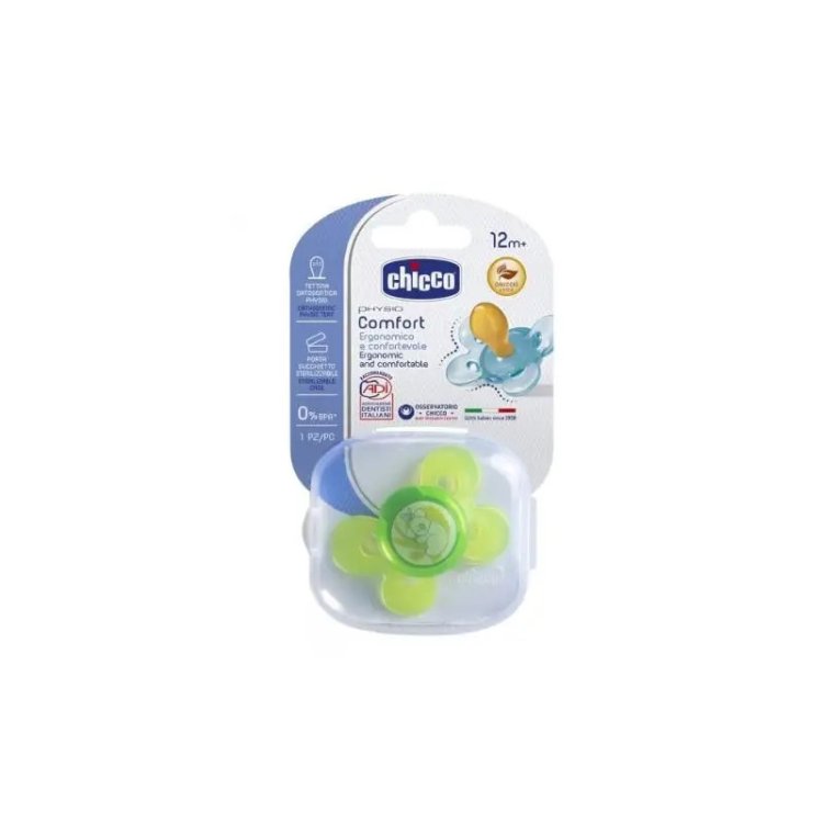 Chicco Physio Comfort Succhietto Caucciù Ortodontico 16-36 Mesi Chicco Physio Comfort Succhietto Caucciù Ortodontico 16-36 Mesi