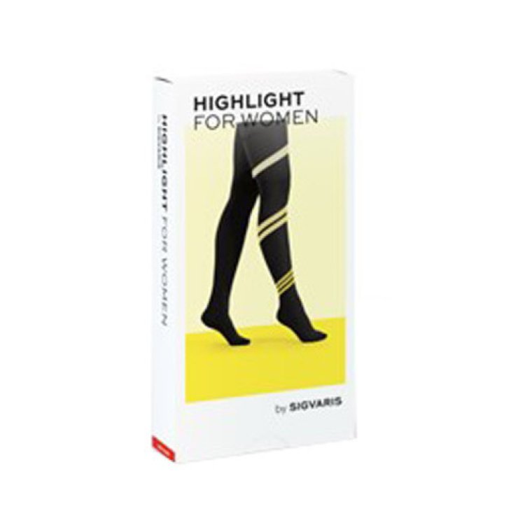 Sigvaris Highlight Collant Lungo Punta Chiusa Nero Taglia ML
