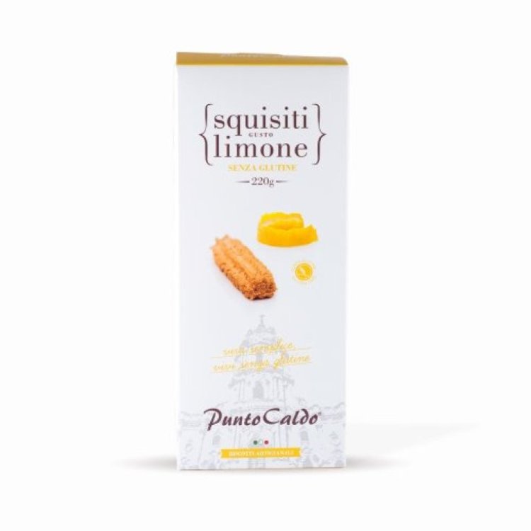 Punto Caldo Squisiti Gusto Limone Senza Glutine Biscotti 220g