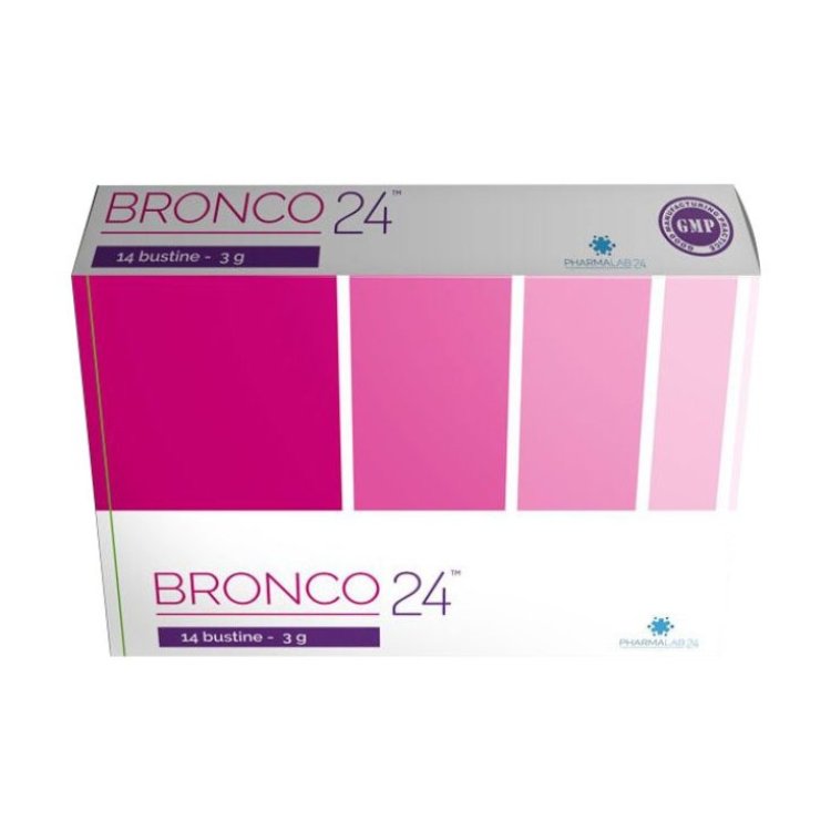 Pharmalab24 Bronco24 Integratore Alimentare per Naso e Gola - 14 Bustine