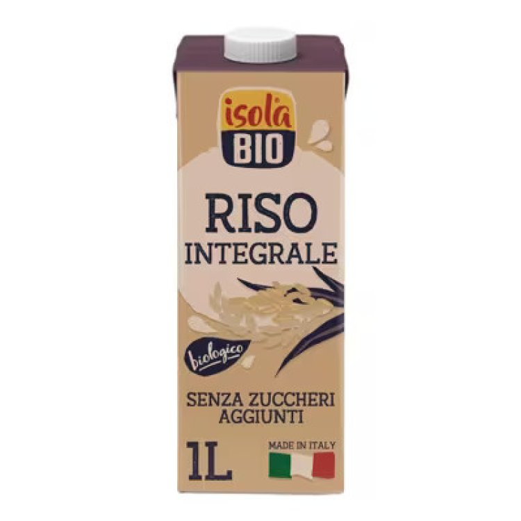 Isolabio Bevanda Riso Integrale 1L Biologica Vegana Senza Glutine