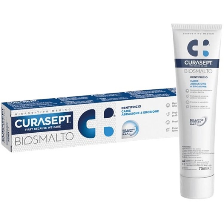 Curasept Biosmalto Protezione Carie Dentifricio Remineralizzante 75ml
