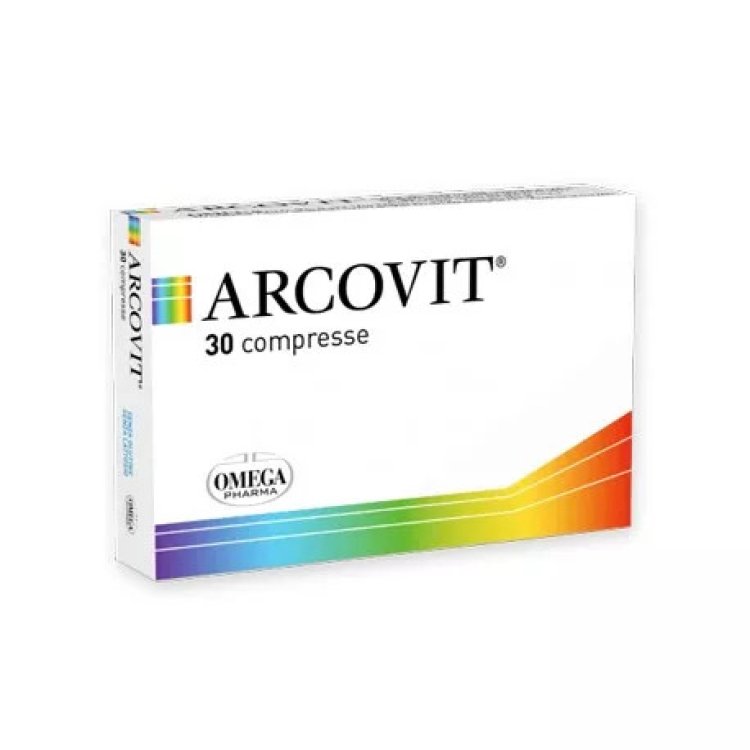 Omega pharma Arcovit Integratore Multivitaminico Vitamine A D3 E B12 30 Compresse