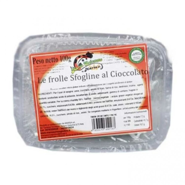 Marsa Le Frolle Sfogline al Cioccolato Senza Glutine 100g