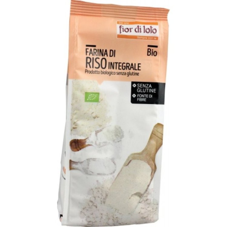 Fior di Loto Farina di Riso Integrale Biologica Senza Glutine 375g