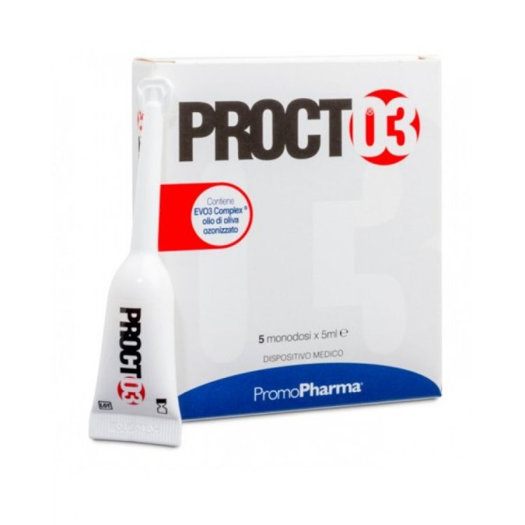 Promopharma Procto3 5F Crema Emorroidi Naturale Senza Glutine 5 Monodose 5ml
