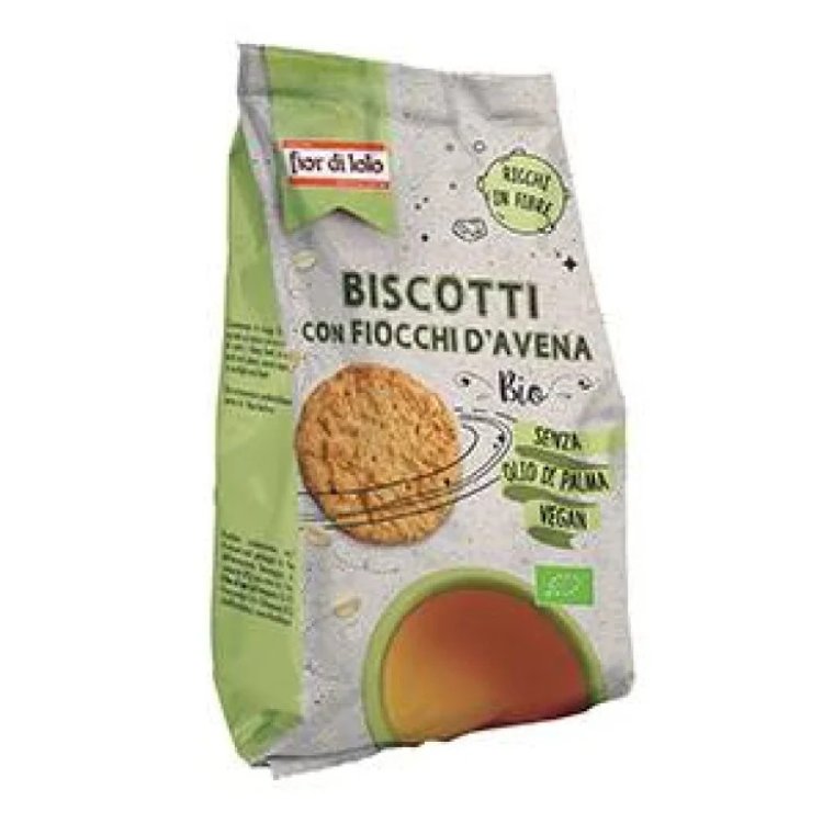 Fior di Loto Biscotti con Fiocchi di Avena Biologici 350g