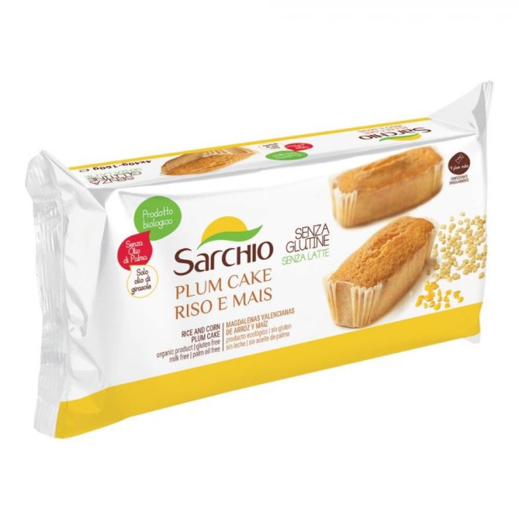 Sarchio Plumcake Riso Mais Senza Glutine 160g Sarchio Plumcake Riso Mais Senza Glutine 160g