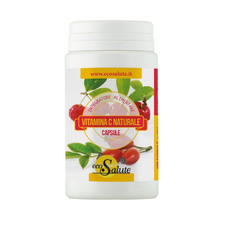 Spazio Ecosalute Vitamina C Naturale Integratore Supporto Immunitario 100 Capsule Spazio Ecosalute Vitamina C Naturale Integratore Supporto Immunitario 100 Capsule