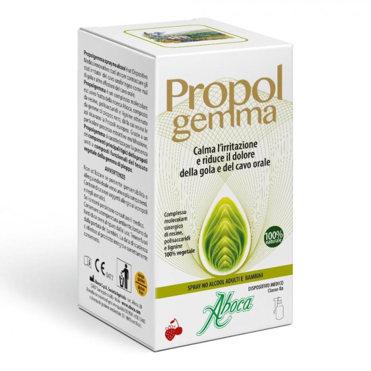 Aboca Propolgemma Spray No Alcool per Gola Irritata 30 ml