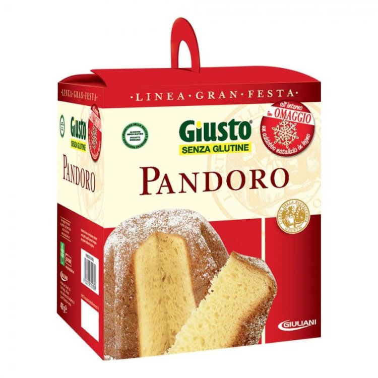 Giusto Pandoro Senza Glutine Dolce Natalizio Tradizionale 400g