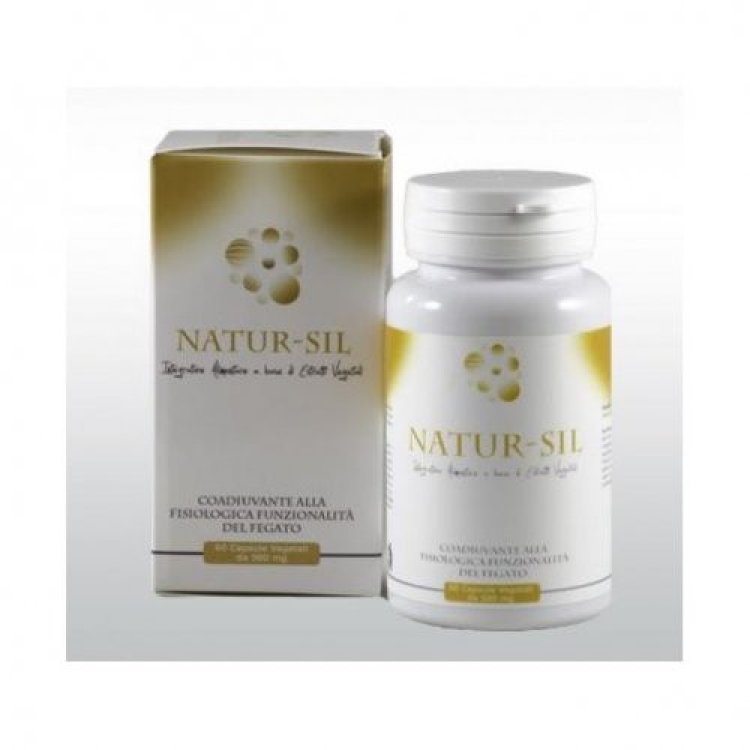 Naturamla Natur-Sil Capsule per Funzione Epatica, Integratore Alimentare - 60 Capsule