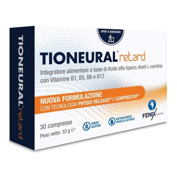 Tioneural Retard Integratore Alimentare per Sistema Nervoso, 30 Compresse