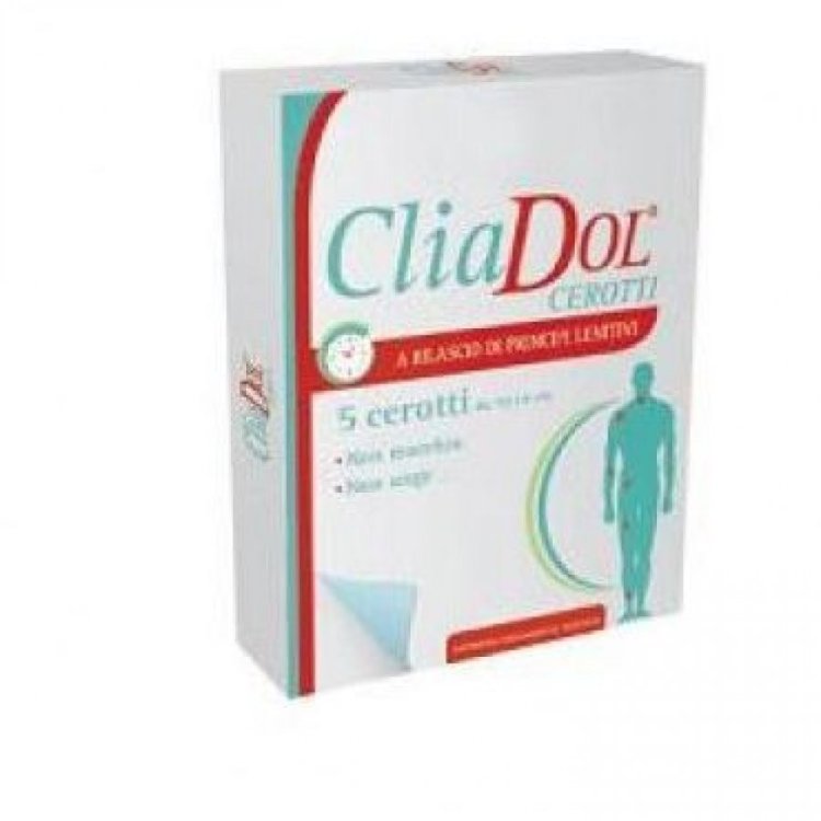 Cliadent CliaDOL Patch Cerotti per Dolori Muscolari e Articolari 5 Pezzi Cliadent CliaDOL Patch Cerotti per Dolori Muscolari e Articolari 5 Pezzi
