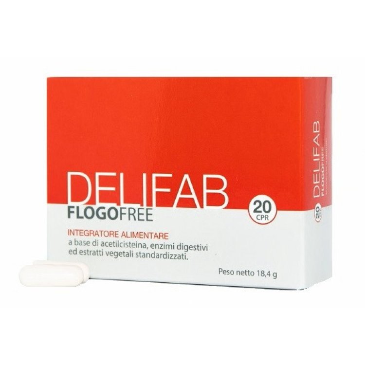 Delifab Flogofree Integratore Antiossidante e Cardiovascolare 20 Compresse Delifab Flogofree Integratore Antiossidante e Cardiovascolare 20 Compresse