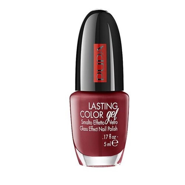 Pupa Lasting Gel Smalto Effetto Vetro Black Burgundy 5 ml
