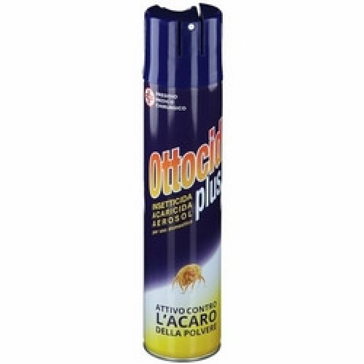 Polifarma Benessere Ottocid Plus Spray Acaricida per Ambienti Domestici 300ml