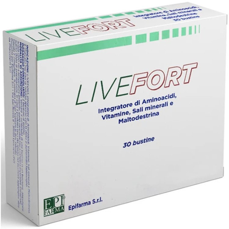 Epifarma Livefort Integratore di Vitamine per Energia Metabolismo - 30 Bustine