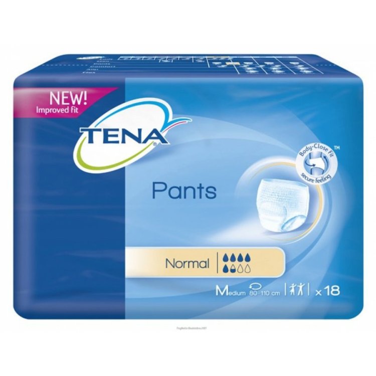 Tena Pants Normal Pannoloni Incontinenza Mutandina Taglia M 18 Pezzi Tena Pants Normal Pannoloni Incontinenza Mutandina Taglia M 18 Pezzi