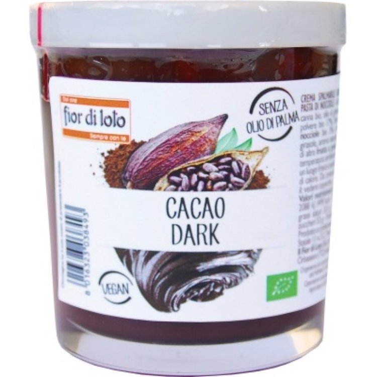 Fior di Loto Crema Spalmabile Cacao Dark Bio 200g