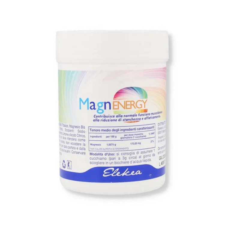 Elekea MagnENERGY Integratore Magnesio Sistema Nervoso Digestione Polvere 200g Elekea MagnENERGY Integratore Magnesio Sistema Nervoso Digestione Polvere 200g