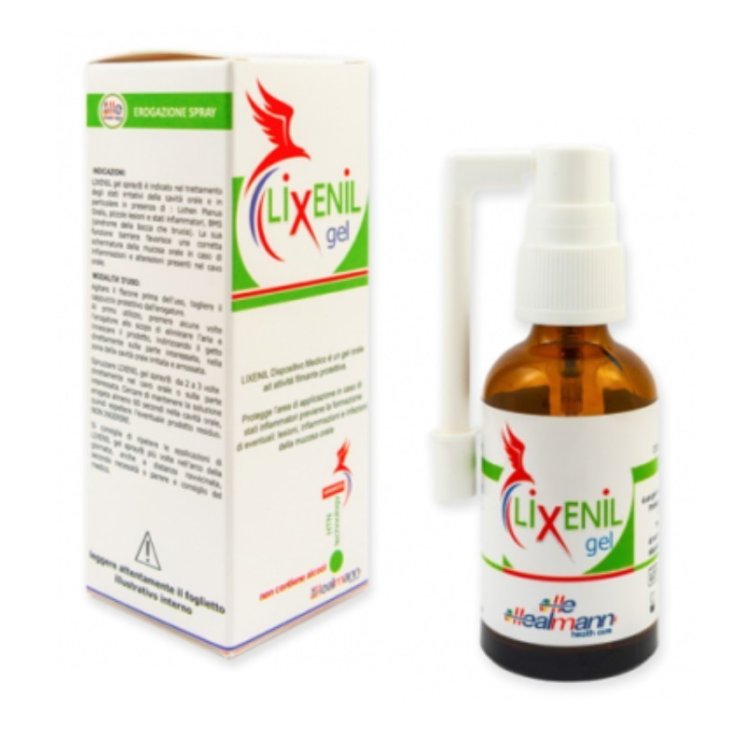 Pharmarei Lixenil Gel Spray Protettivo per Mucosa Orale 30ml