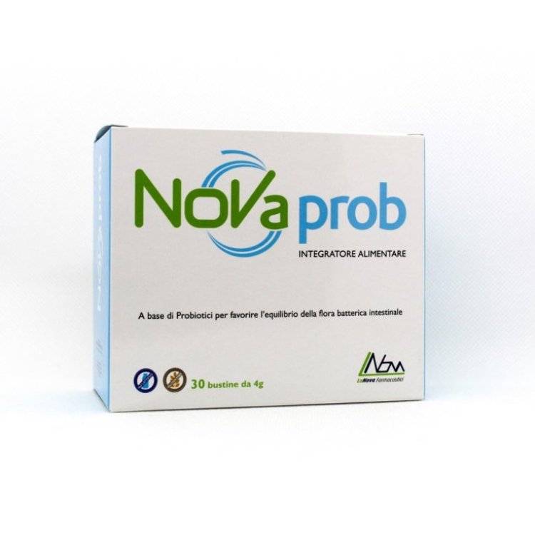 LaNova Farmaceutici Novaprob Integratore Probiotico per Flora Intestinale 30 Bustine LaNova Farmaceutici Novaprob Integratore Probiotico per Flora Intestinale 30 Bustine