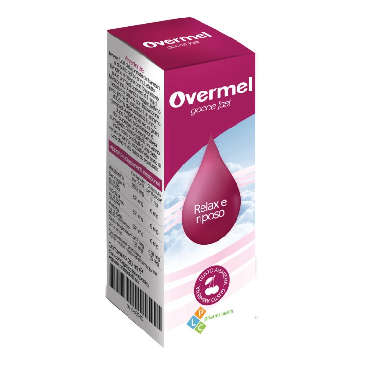 Plc Pharma Health Overmel Gocce Fast Integratore per Relax e Sonno 20ml