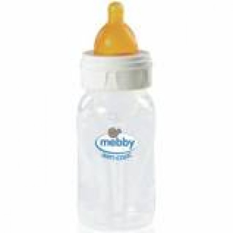 Mebby Biberon Step 1+2 Anti-Colic 300ml in Polipropilene con Tettarella Caucci&ugrave;