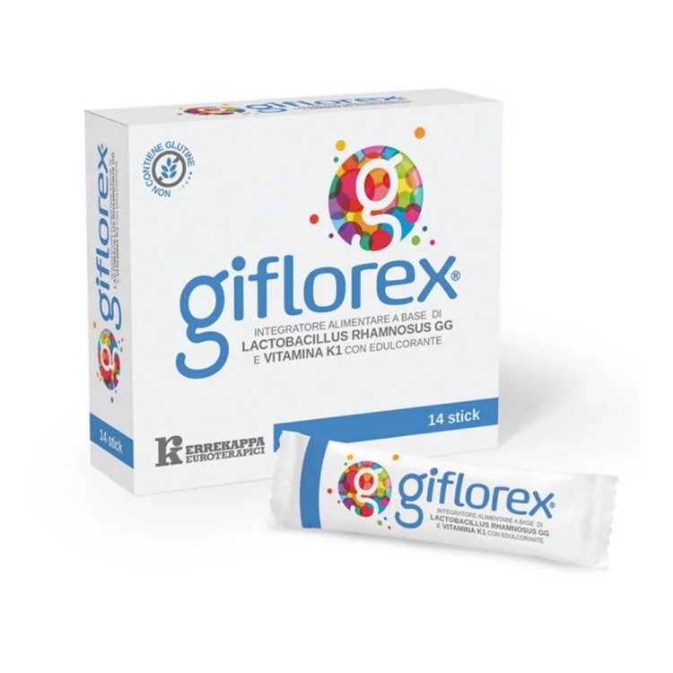 Errekappa Euroterapici Giflorex Integratore Benessere Flora Intestinale 14 Stick