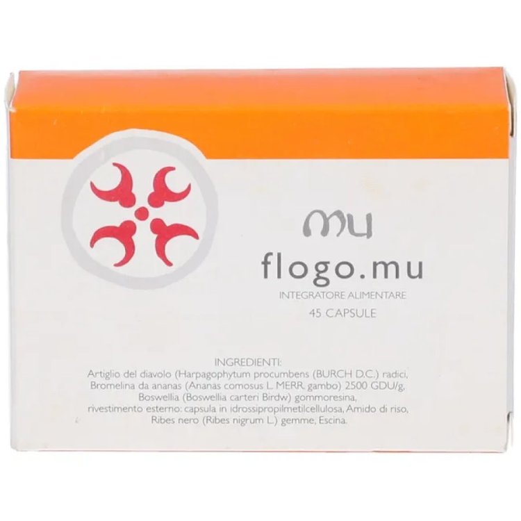 Mu Srl Flogo Mu Integratore Alimentare Infiammazione ed Edema 45 Capsule