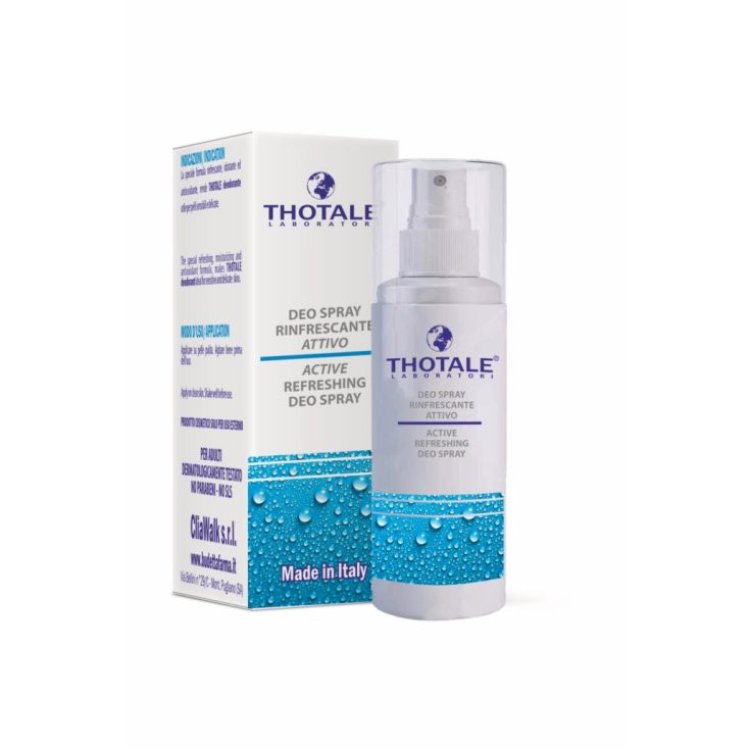 Cliawalk Thotale Deo Spray Rinfrescante per Pelli Sensibili 100ml