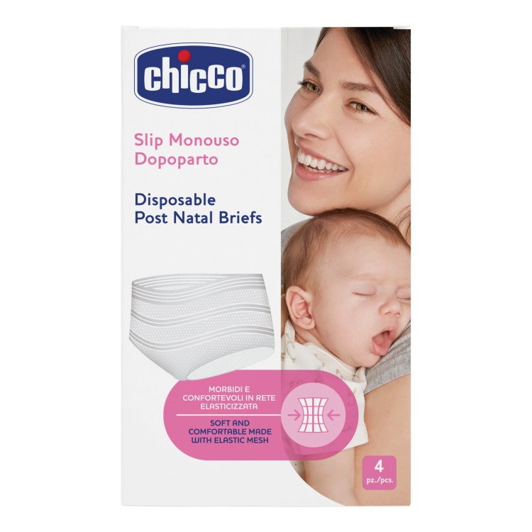 Chicco Slip Monouso Rete Post-Parto Taglia Unica 4 Pezzi