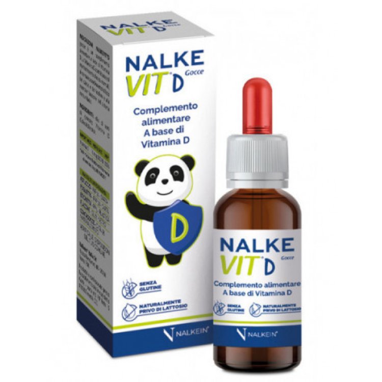 Nalkein Nalkevit D Gocce con Vitamina D3 per Ossa e Sistema Immunitario 9ml