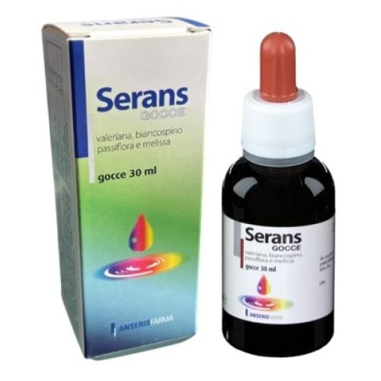 Anseris Farma Serans Gocce Integratore Alimentare per Stress e Ansia 30 ml